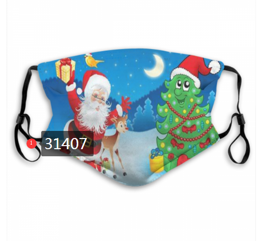 2020 Merry Christmas Dust mask with filter 16->mlb dust mask->Sports Accessory